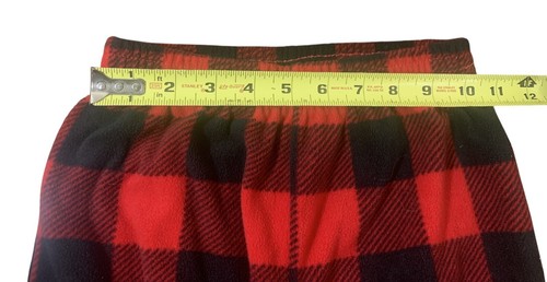 Wonder Nation Boys Unisex Red & Black Plaid Pajama Bottoms Pants size M 8 - Picture 10 of 10