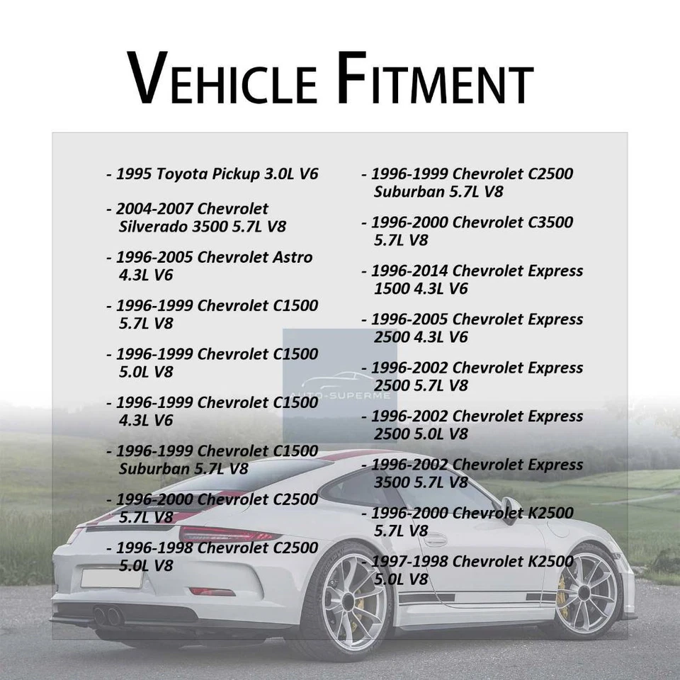 Termostato de refrigerante del motor para Chevrolet K2500 Suburban 1996-1999 5,7 L Foto 2 de 4