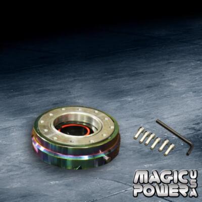 Neo Chrome Steering Wheel's Quick Release Adapter For 6 Holes Pattern Hub Adapte