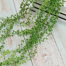 35" Artificial String of Pearls Hanging Beads Lover Tears Faux Succulent Plant