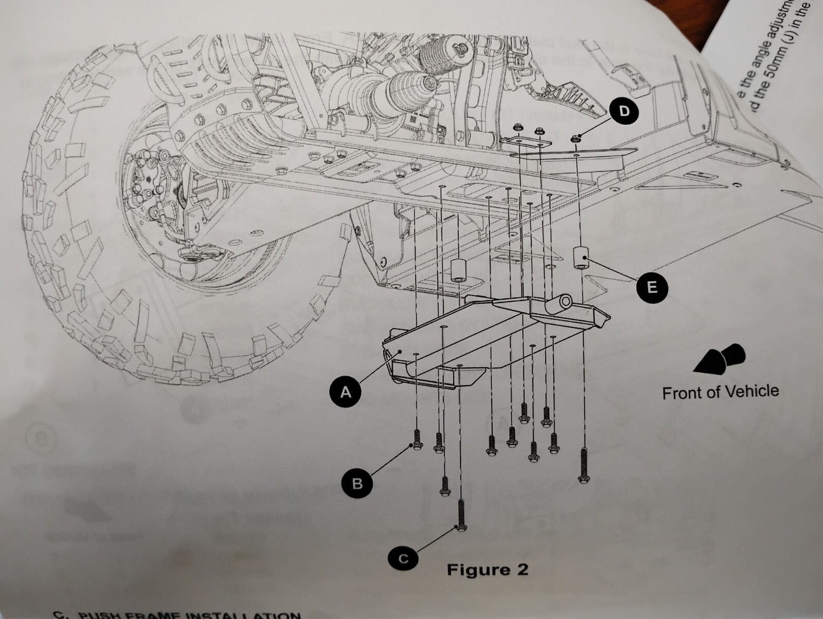 NOS Textron Warn Stampede Mount Kit Plow 669669