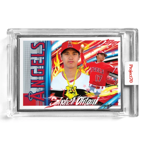 2021 Topps Project 70 1960 Shohei Ohtani by King Saladeen 450 Artist Proof 18/51