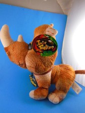 Red de juguetes Jungle Snubbies Rhinoceronte 10" x 12" ojos grandes como nuevo con etiqueta