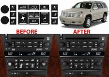 Replacement Steering Wheel Button Stickers For 07-14 Cadillac Escalade Esv Ext Replacement Steering Wheel Button Stickers For 07-14 Cadillac Escalade Esv Ext