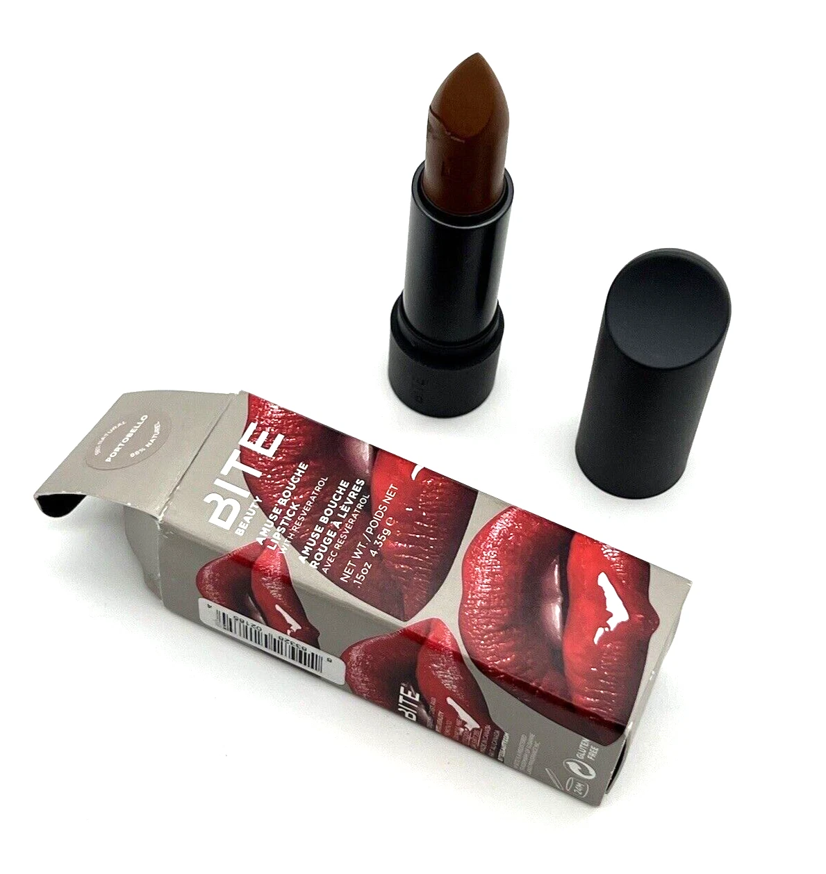 BITE BEAUTY AMUSE BOUCHE LIPSTICK ~ Portobello ~ Full Size 0.15oz~ NIB!! READ!!!
