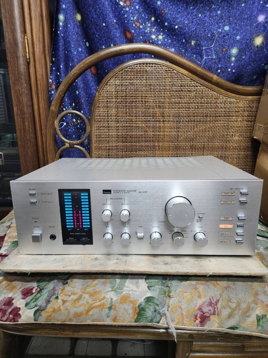 Sansui AU-D7 Integrated Amplifier Linear A & DD/DC Full restoration Japan