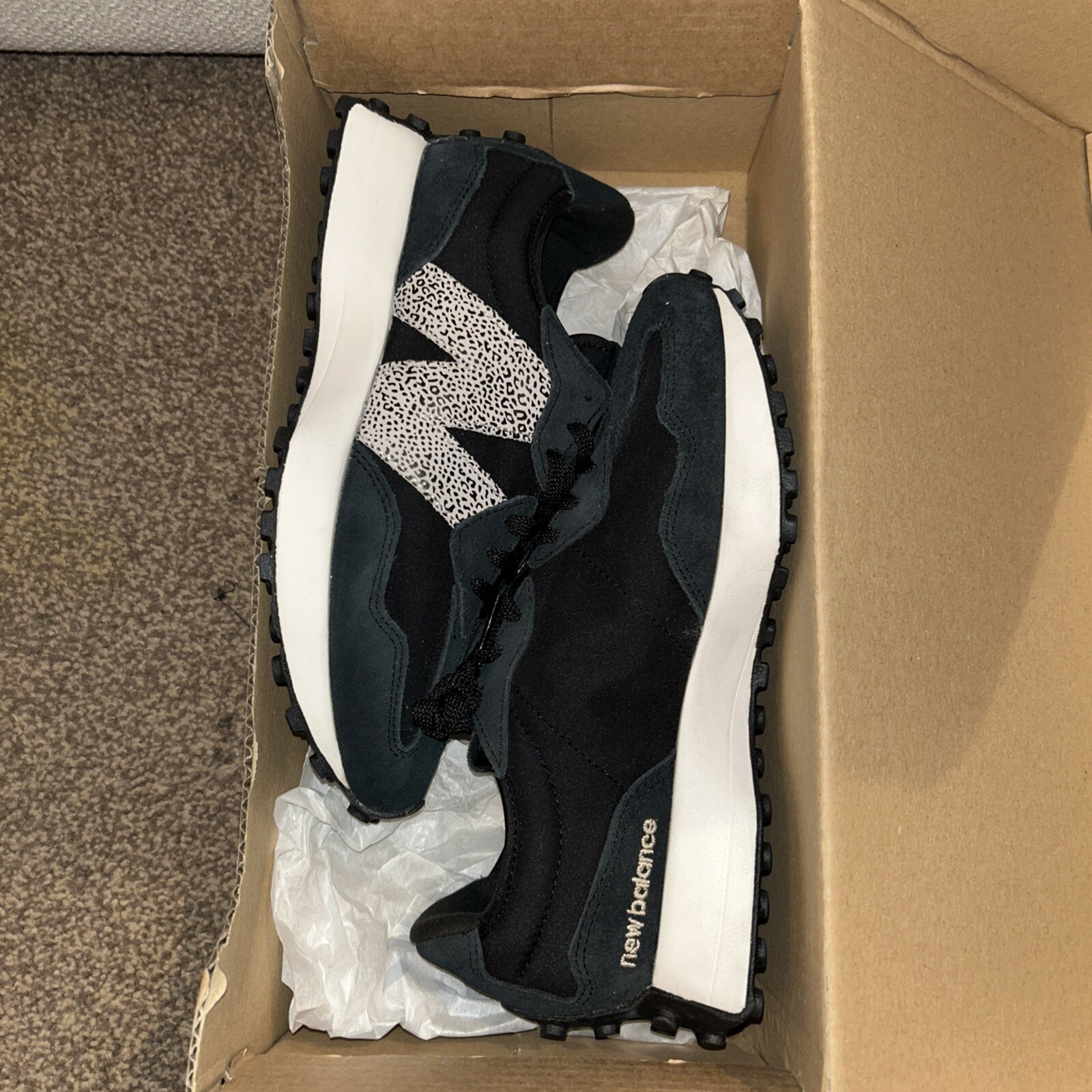 Size 5 - New Balance 327 Sea Salt Leopard W