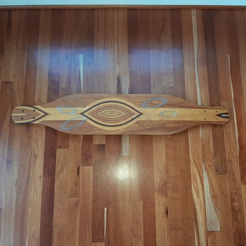 Loyal Dean Longboard Skateboard Signed Handmade Wooden Inlay Bottlenose Deck