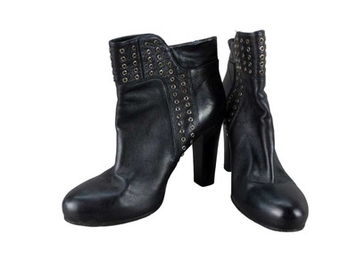 Janet & Janet Damen Stiefel Gr 39 schwarz Leder Damen Stiefeletten neuw. (20246)