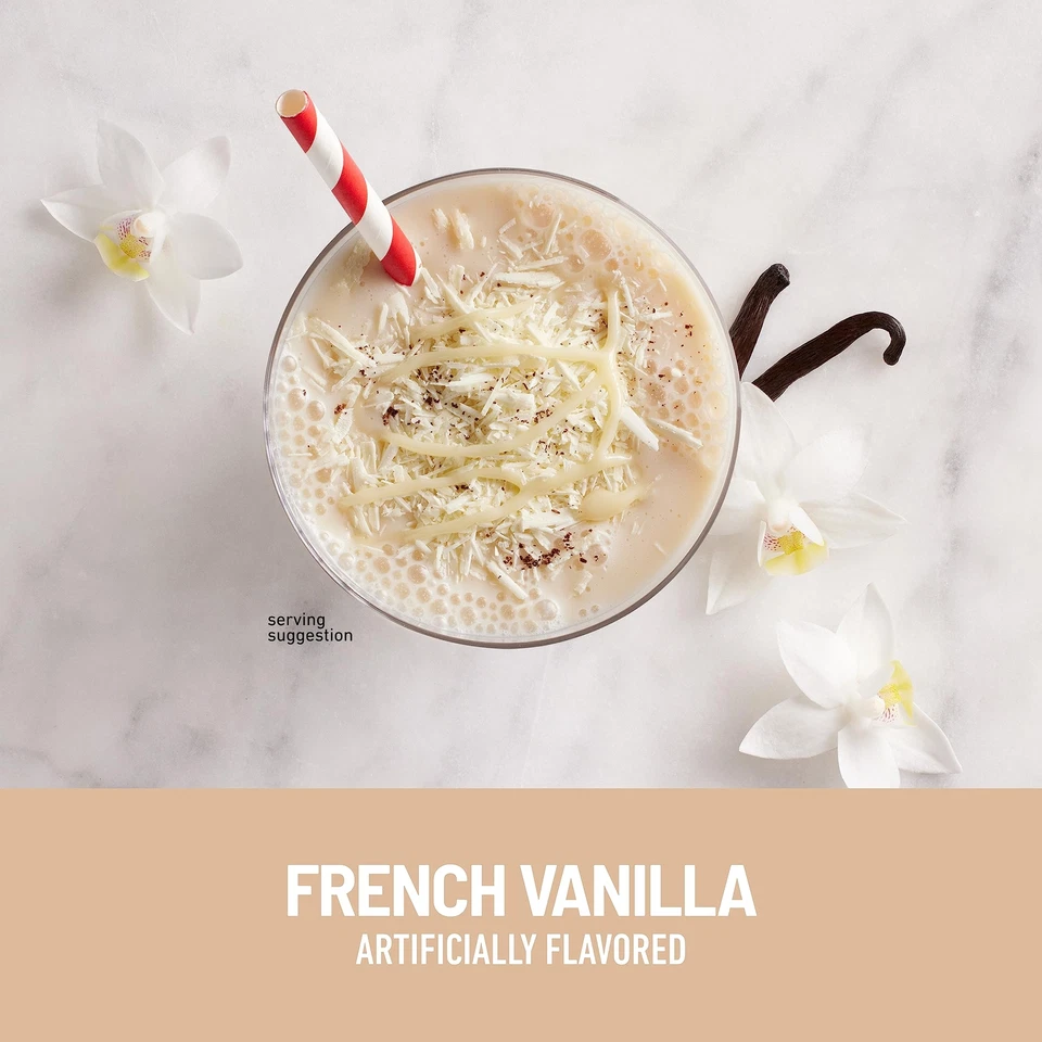 Polvo de reemplazo de comida SlimFast original batido de vainilla francés mezcla 10 g de Pro... Foto 2 de 4