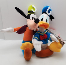 Disney Goofy and Donald Duck For Kids Bean Bag Plush 1998 Applause