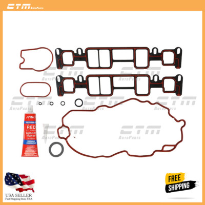 Intake Gasket Set For 96-06 GMC Chevrolet Isuzu Oldsmobile 4.3L