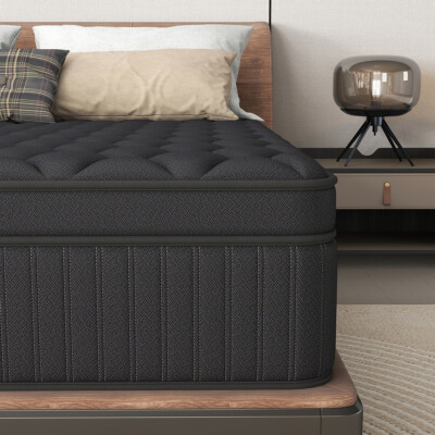 12''/14'' Queen Size Mattress Hybrid Gel Memory Foam Pocket Spring Bed in a Box