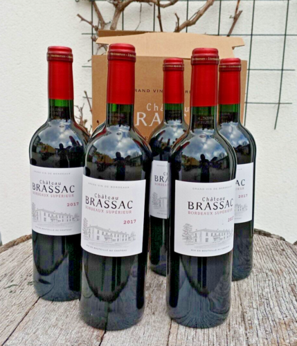 So was kommt nie wieder ! 6x Château Brasac Bordeaux Supérieur! 20l7 750 ml 14% - Bild 1 von 4