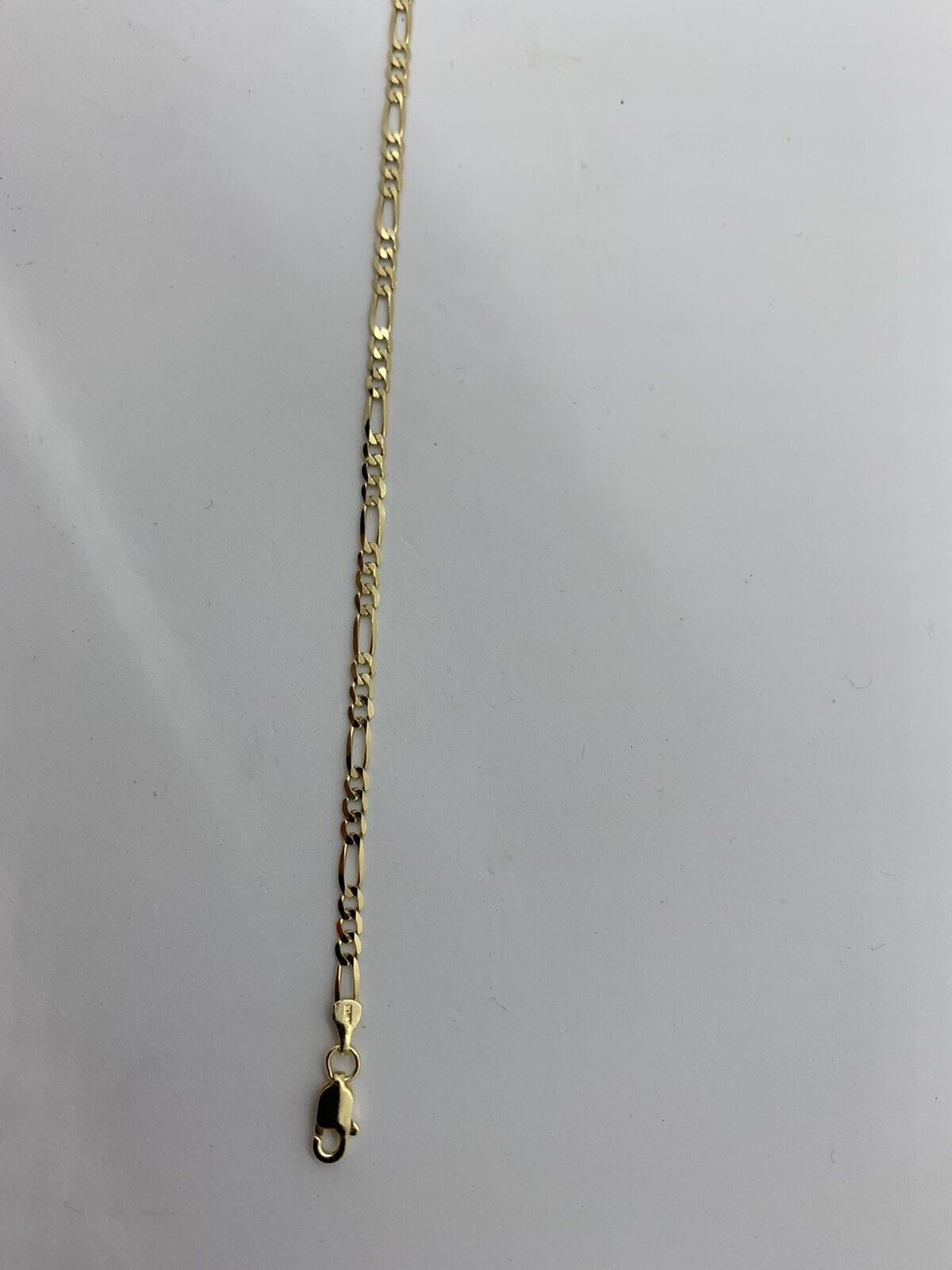 10K Solid Gold Figaro Link Chain Women's/Men's Necklace Chain 2mm-10 ...