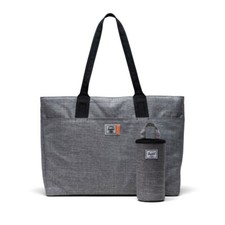 HERSCHEL Alexander Zip Insulated Tote - Large - Raven Crosshatch - NWT