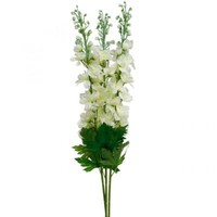 Delphinium Weiß KüNstlicher Rittersporn Seidenblumen Deko 3Er Set, 3 StüCk