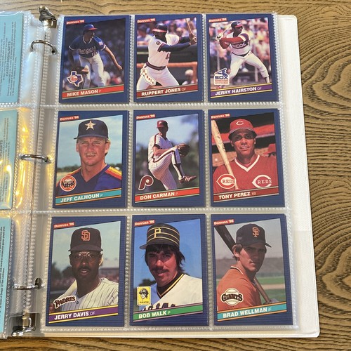 Carpeta de béisbol Donruss 1986 • 216 tarjetas • Juego de portada de arte personalizado • MLB de colección - Imagen 21 de 24