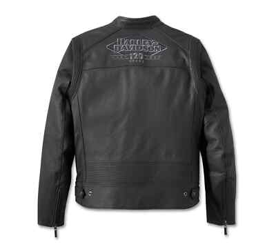 OEM Men's Harley Davidson 120th Anniversary Revelry Leather Jacket