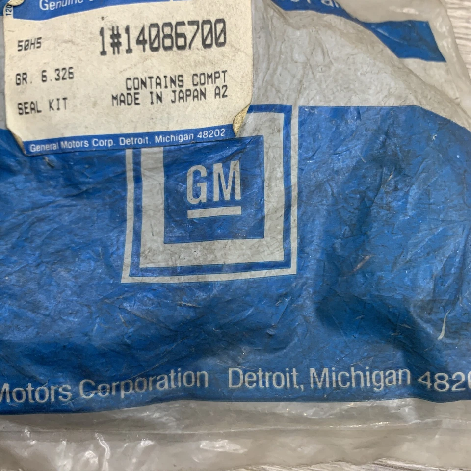 Kit de sello de buje y cojinete GM 14086700 pieza original OEM Foto 2 de 4
