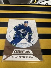 2021-22 Upper Deck Credentials - #10 Elias Pettersson
