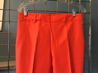 Jules & Leopold  pants with side zipper, ankle length in light orange