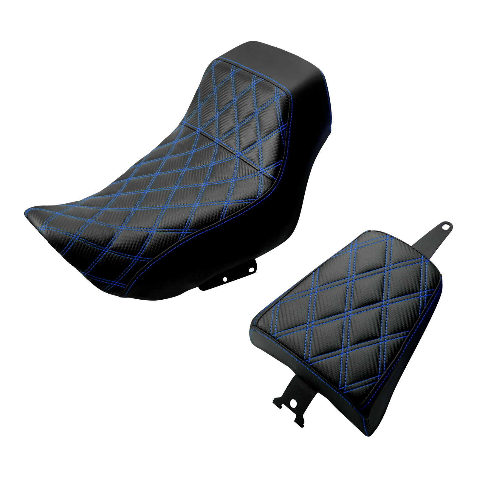 Driver Passenger Seat For Harley Nightster RH975 Special 22-2025 Blue Stitching