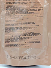 48 British Army Nato UN MRE Diced Mixed Fruit Pouches 2026