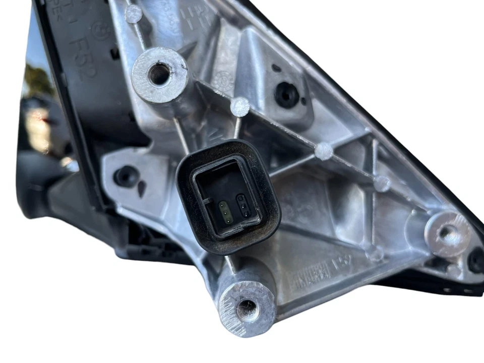 #4 ESPEJO RETROVISOR IZQUIERDO NEGRO BMW SERIE 1 F52 2017 2018 2019 2020 5 PINES Foto 4 de 4