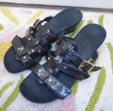 Vionic Wedge Sandals Slides Shoes Women's 9