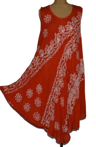 Summer dress tunic beach dress dress hippie boho tie dye 38 40 42 44 46 48 N°44.6