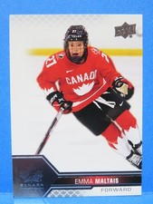 2022 Upper Deck TEAM CANADA WOMEN Card #57, EMMA MALTAIS, High Grade