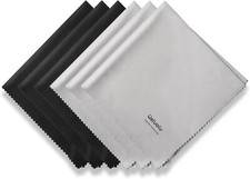 6PCS Large Eyeglass Cleaning Cloths, 12 x12 inches Glasses Cleaner