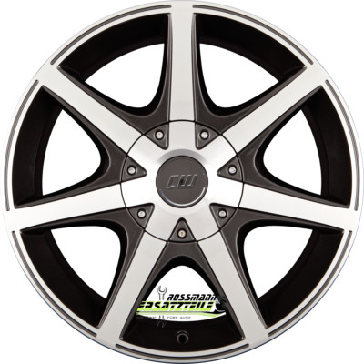 Borbet CWE mistral anthracite polished 7x16 ET40 - LK5/114.3 ML67.1 Felge Alu
