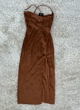 NWT Fashion Nova Satin Dress XS