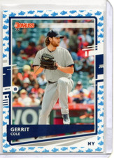 2020 Panini Donruss Baby Shark #115 Gerrit Cole SP NM+ Yankees