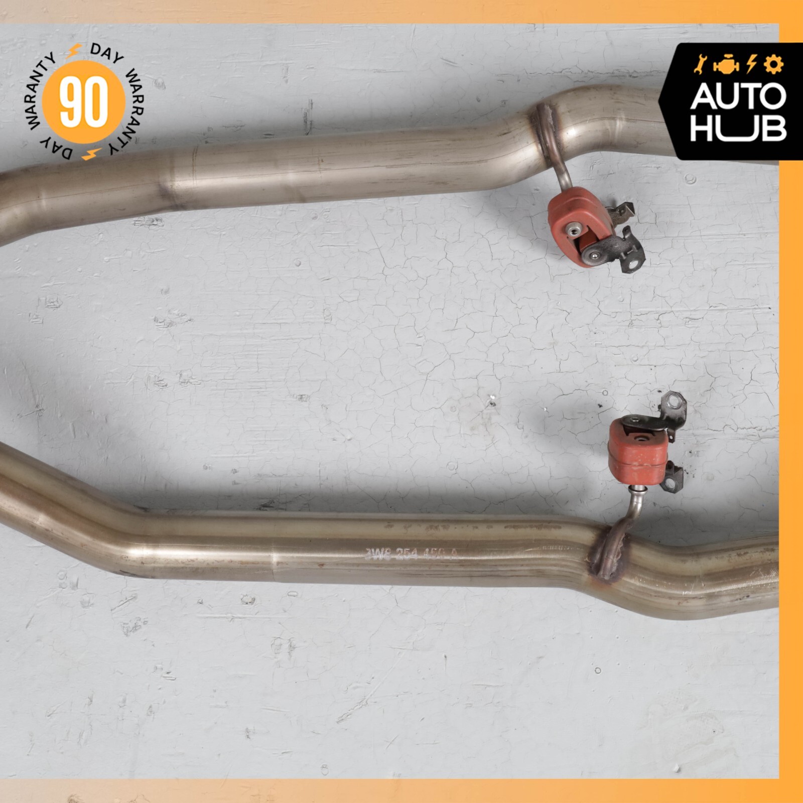 Bentley Continental GT 6.0L Middle Exhaust Downpipe Left & Right Side OEM 56k