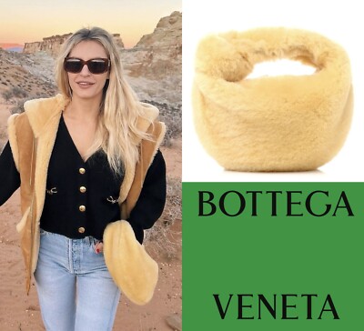 Authentic Bottega Veneta Shearling Mini Jodie Bag Butter | eBay