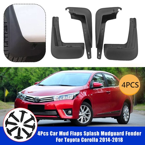 Mud Flaps Mud Flap Splash Guard Mudguards Trim For Toyota Corolla 2014-2018