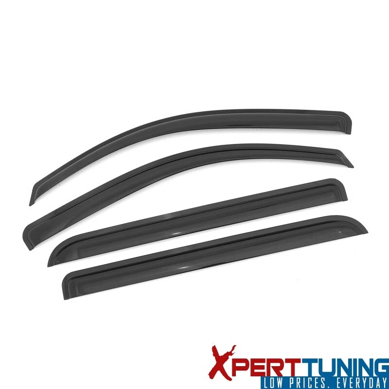 Se adapta a 12-18 Toyota Prius V viseras de ventana ventilación protector de lluvia deflector acrílico 4 piezas Foto 3 de 4