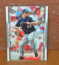 2007 UPPER DECK BASEBALL CARD BREWERS CARLOS VILLANUEVA