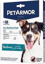Petarmor Flea  Tick Prevention for Dogs 23-44 Lbs , 3 Treatments