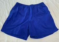 LANDS END MENS SWIM NYLON UNLINED SHORTS SIZE L
