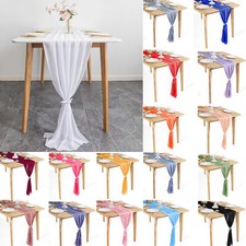 Time to Sparkle 70cmx300cm Chiffon Table Runner Romantic Wedding Xmas Party Swag