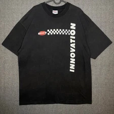 Hanes Tshirt Men's 2XL Black Graphic Print Vintage Sportstuff Logo Classic 90 s