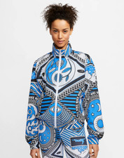 Nike Womens Printed Jacket Small Uk 8 10 Lightweight 2020 Eye Cj3881-435