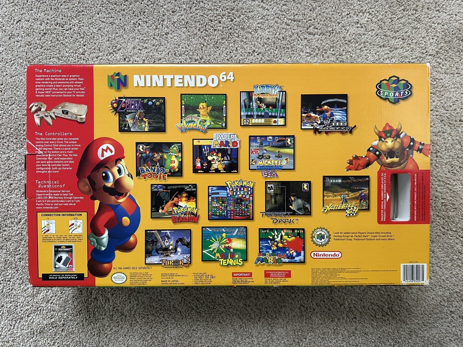 Toys R Us Limited Edition Gold Console Nintendo 64 N64 45496850975 eBay