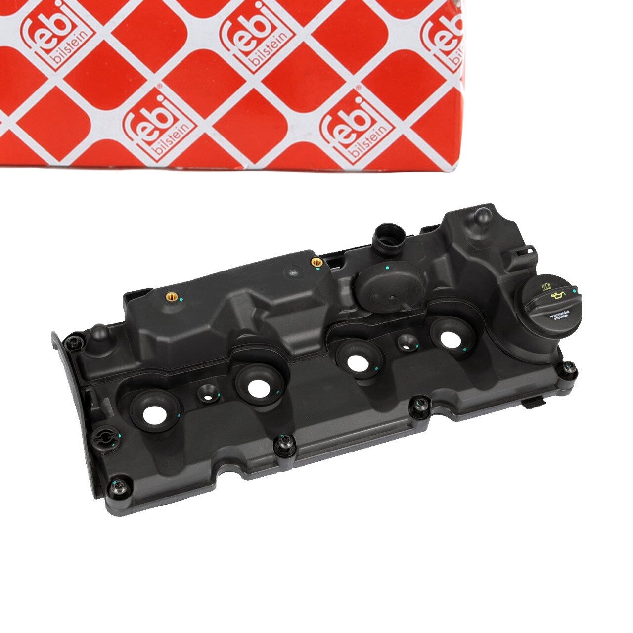 FEBI 186175 Ventildeckel + Dichtung für VW POLO 6 AW1 BZ1 AE1 1.6 