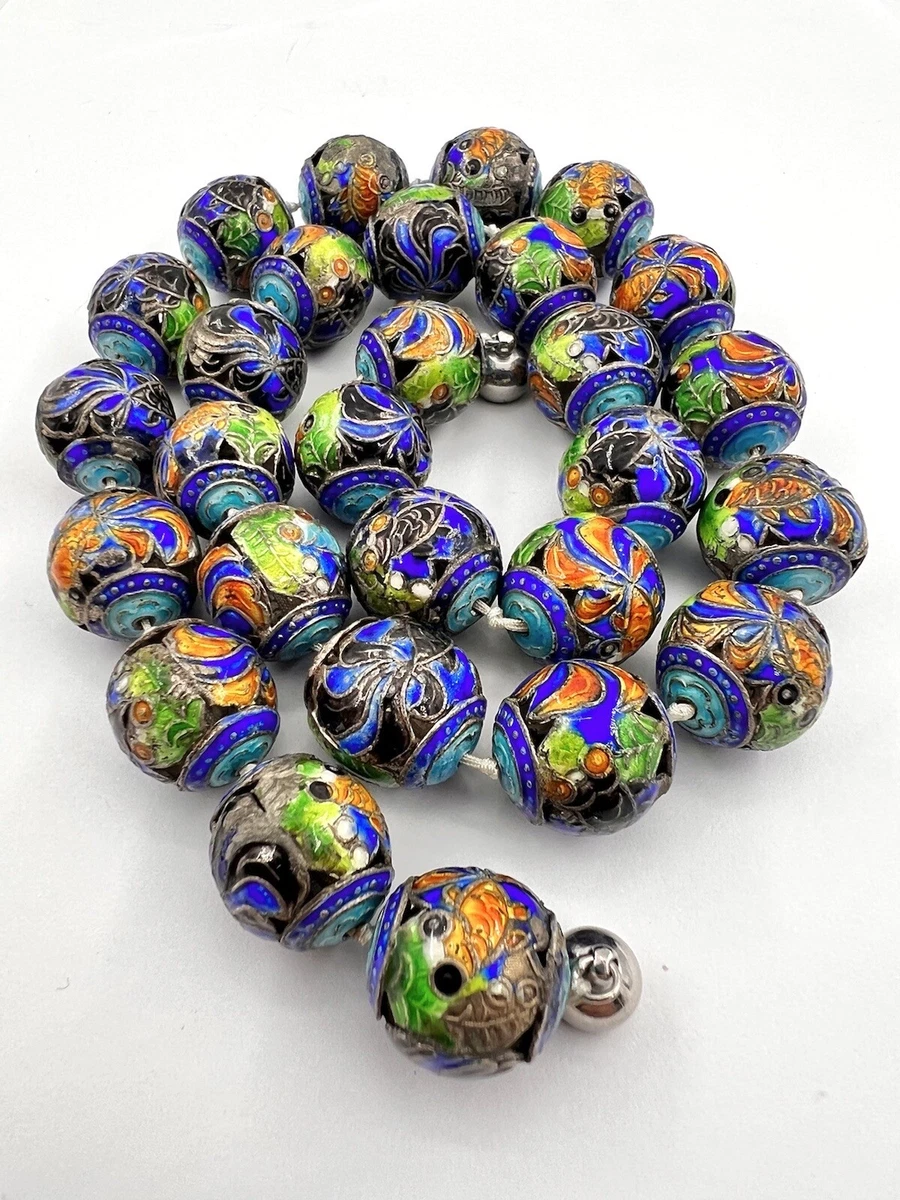 Chinese shop cloisonne beads