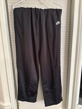Nike Men  s Large Vintage Track Pants Nylon Polyester Ankle Zip